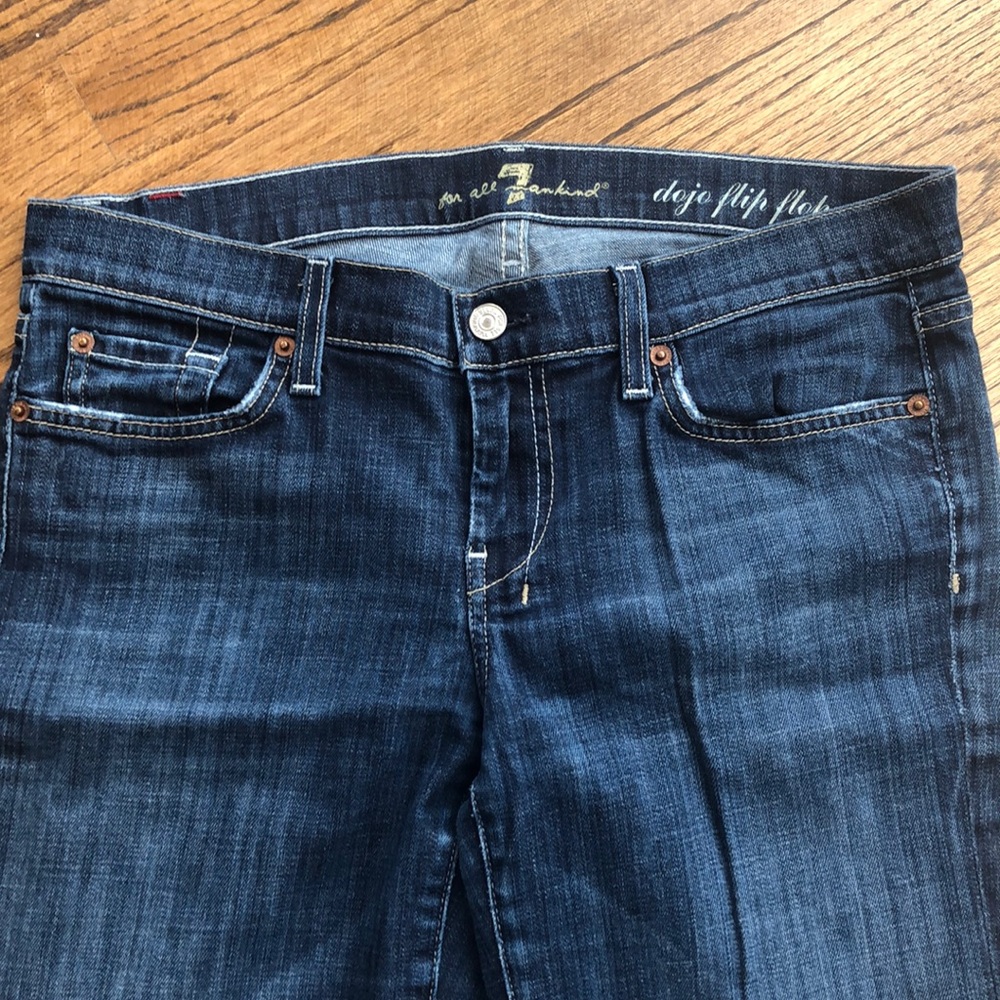 7 for all Mankind jeans - dojo flip flop